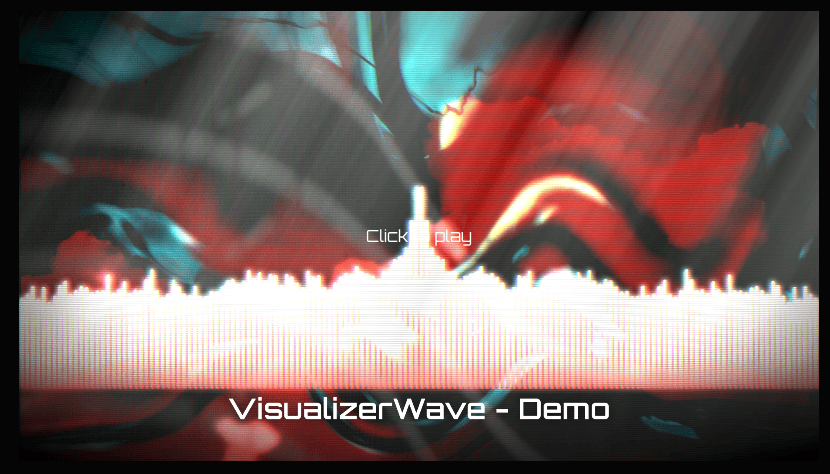 VisualizerWave Comparison: Static image vs. reactive 4K visualizer